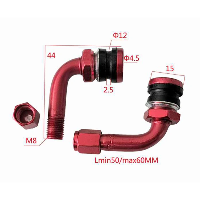 Tubeless Clamp-in Motorcycle Tire Valve Stem Pvr32